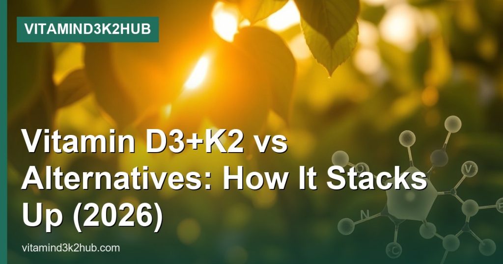Vitamin D3+K2 vs Alternatives: How It Stacks Up (2026) - VitaminD3K2Hub